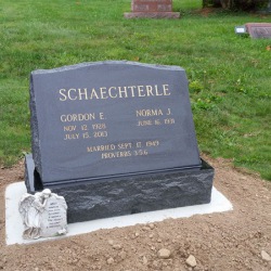 Another example of a slanted memorial